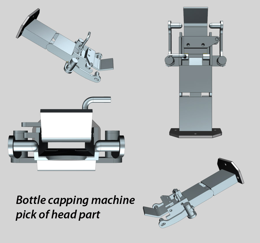 Bottle Capping Machine Pick of Head Parts, Capping Machine parts