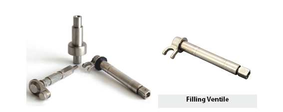 filler Filling Cam Shaft 240-33-07-528 0CAH 5AAH, Shaft to Ball, filler Spare Parts