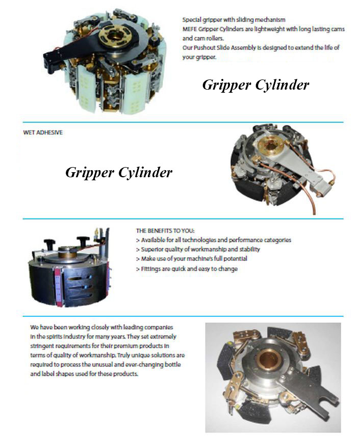 Labeler Gripper Cylinder, Bottle Labelling Machine Glue Cylinder, Labeller Glue Cylinders