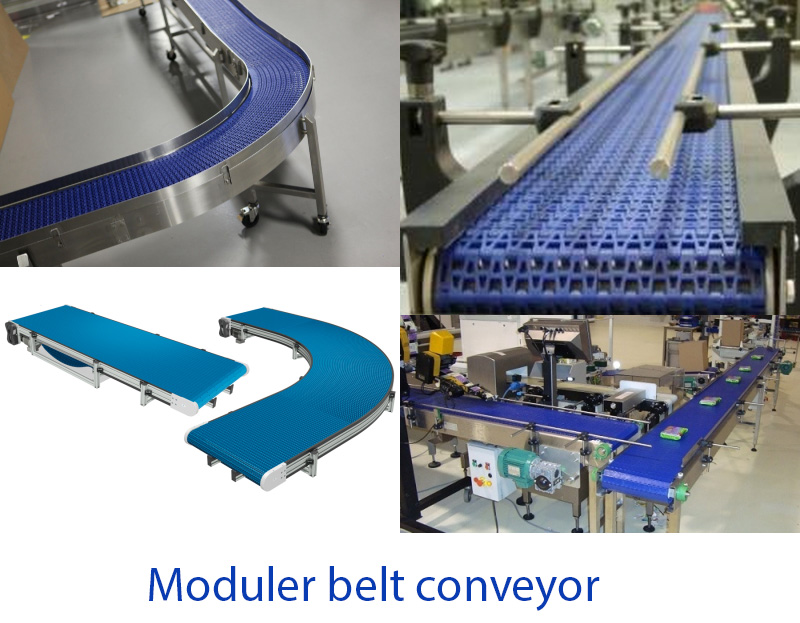 Modular Belt Conveyor for Bottling Lines