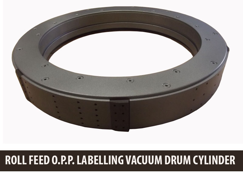 Labeller Vacuum Drum Cylinder, Labeler Roll-Fed Labeler, OPP Labelling Machine Change Parts, OEM parts, Labelling Vacuum Drum