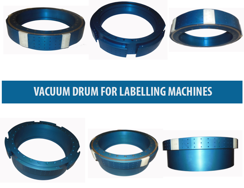 Vacuum Drum , Roll-Fed Labeler Vacuum Drum, O.P.P. Labelling machine vacuum drum